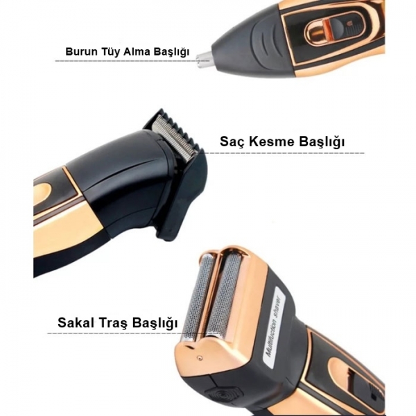 Braons Pro 3in1 Çok Amaçlı Tıraş Makinesi