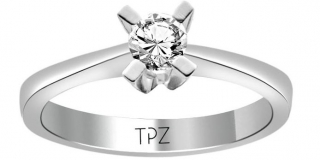 Topaz Pırlanta TYT0265 0.11 Karat Pırlanta Yüzük