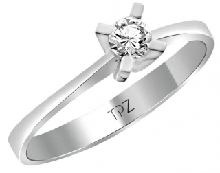 Topaz Pırlanta TYT0265 0.11 Karat Pırlanta Yüzük
