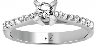 Topaz Pırlanta TPZ0333 0.38 Karat Pırlanta Yüzük