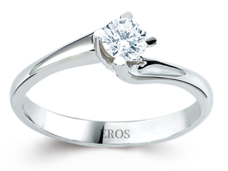 Eros Pırlanta TT0256P 0.25 Karat Pırlanta Yüzük