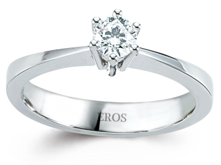 Eros Pırlanta TT0257P 0.25 Karat Pırlanta Yüzük