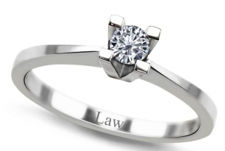 Law Pırlanta 1101T02491 0.20 Karat Pırlanta Yüzük