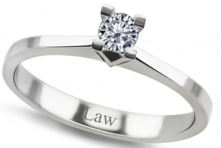 Law Pırlanta 1101T03387 0.20 Karat Pırlanta Yüzük