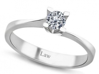 Law Pırlanta 1101TS28004 0.28 Karat Pırlanta Yüzük