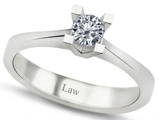 Law Pırlanta 1101T03123 0.32 Karat Pırlanta Yüzük
