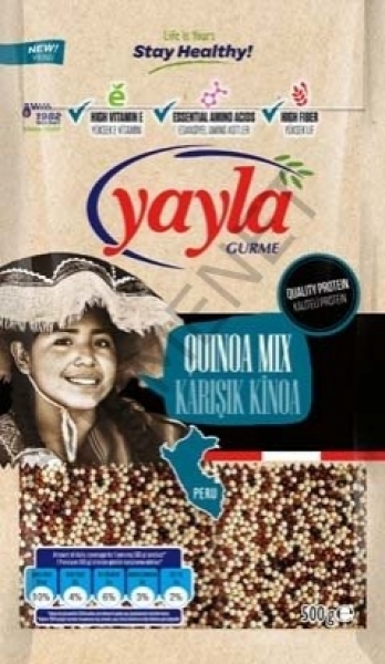 Yayla Gurme Üç Renkli Karışık Kinoa 500 gr (500 g)