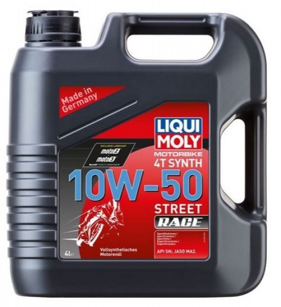 Liqui Moly Motorbike 4T Synth 10W-50 Street Race Motor Yağı (4 litre)