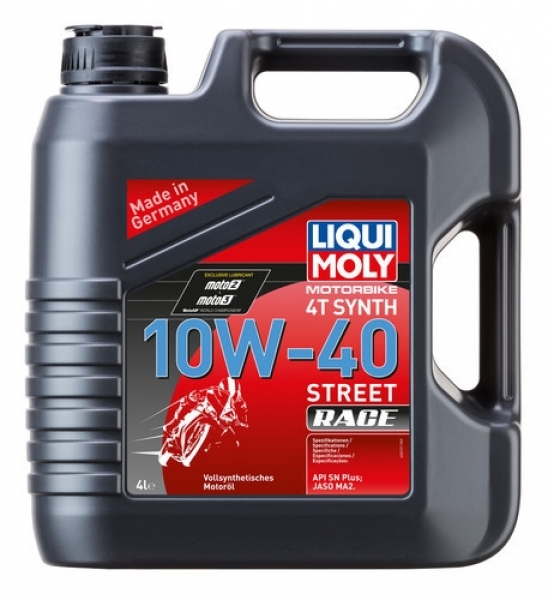 Liqui Moly Motorbike 4T Synth 10W-40 Street Race Motor Yağı (4 litre)