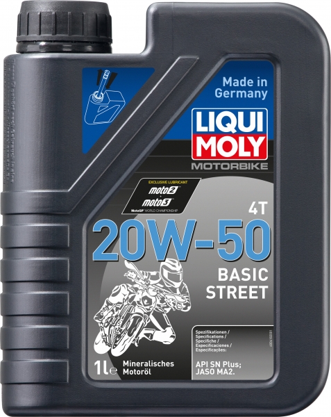 Liqui Moly Motorbike 4T 20W-50 Basic Street Motor Yağı (1 litre)
