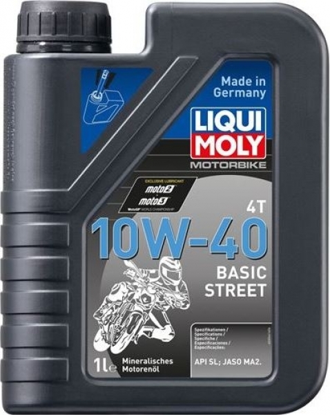 Liqui Moly Motorbike 4T 10W-40 Basic Street Motor Yağı (1 litre)