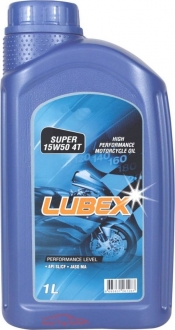 Lubex Super 15W-50 4T Motor Yağı
