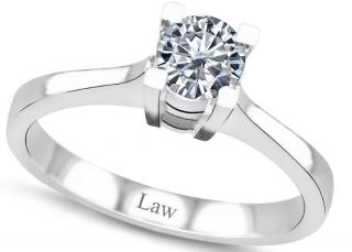 Law Pırlanta 1101TS42007 0.42 Karat Pırlanta Yüzük