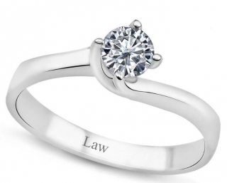 Law Pırlanta 1101TS42006 0.42 Karat Pırlanta Yüzük