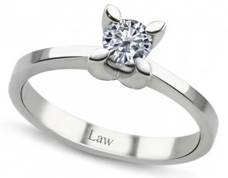 Law Pırlanta 1101T02645 0.38 Karat Pırlanta Yüzük