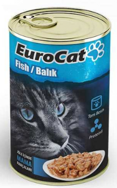 EuroCat Eurocat Balıklı Yetişkin 415 gr Kedi Maması