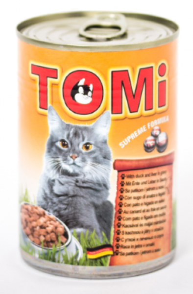 Tomi Kaz ve Ciğerli Yetişkin 100 gr Kedi Maması