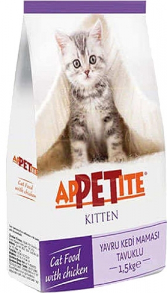 Appetite Tavuklu Yavru 1.5 kg Kedi Maması