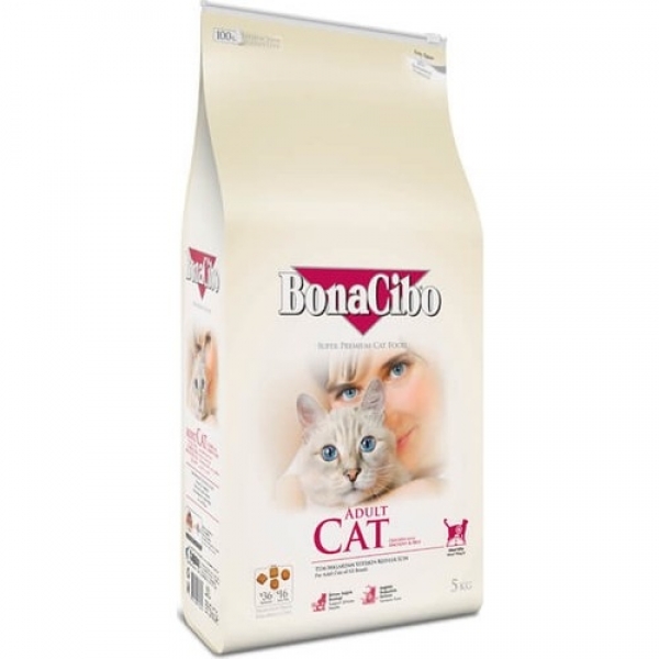Bonacibo Tavuklu Hamsi ve Pirinçli Yetişkin 2 kg Kedi Maması