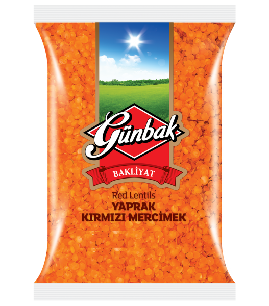 Günbak Kırmızı Yaprak Mercimek 2.5 kg (2.5 kg)