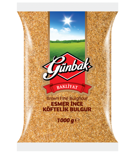Günbak Esmer Köftelik İnce Bulgur 1 kg
