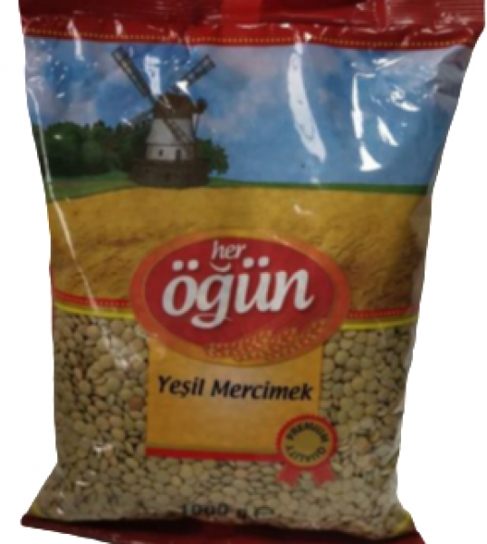 Öğün Yeşil Mercimek 1 kg