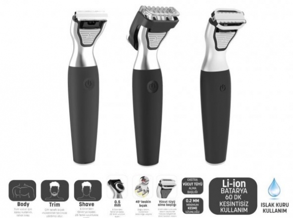 Goldmaster GM-8105 Çok Amaçlı Tıraş Makinesi