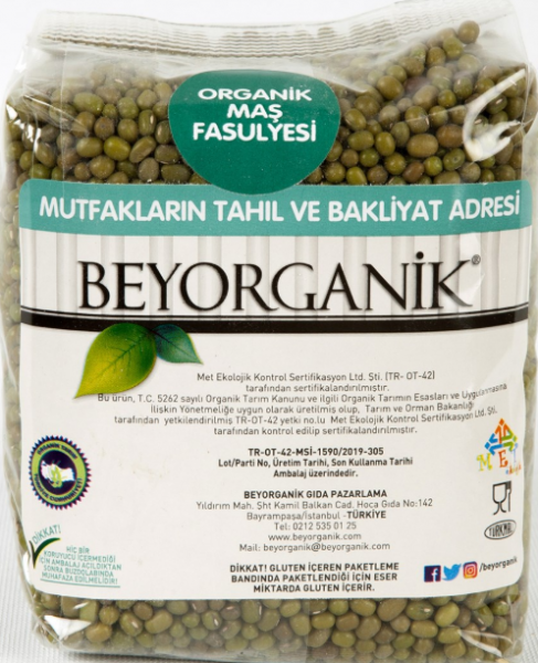 Beyorganik Organik Maş Fasulye 500 gr