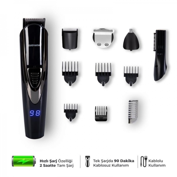 Goldmaster GM-8107 Sunset Çok Amaçlı Tıraş Makinesi
