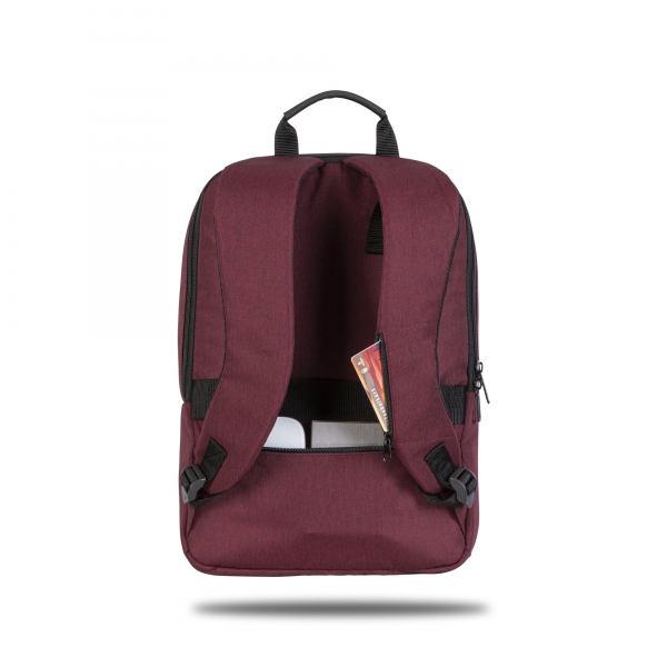Classone TwinColor BP-TW1505 15.6" Laptop Çantası (Bordo / Siyah)