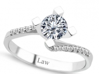 Law Pırlanta 1104Y07165 0.60 Karat Pırlanta Yüzük