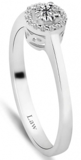 Law Pırlanta 1107F04793 0.20 Karat Pırlanta Yüzük