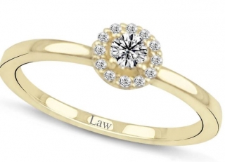 Law Pırlanta 1104Y06246 0.20 Karat Pırlanta Yüzük