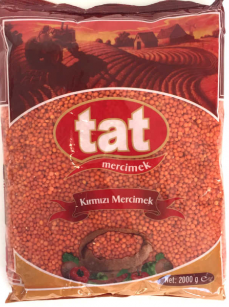 Tat Kırmızı Mercimek 2 kg