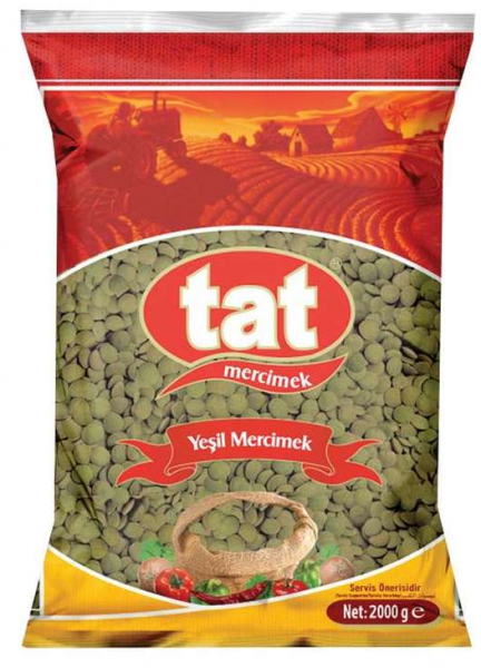 Tat Yeşil Mercimek 2 kg