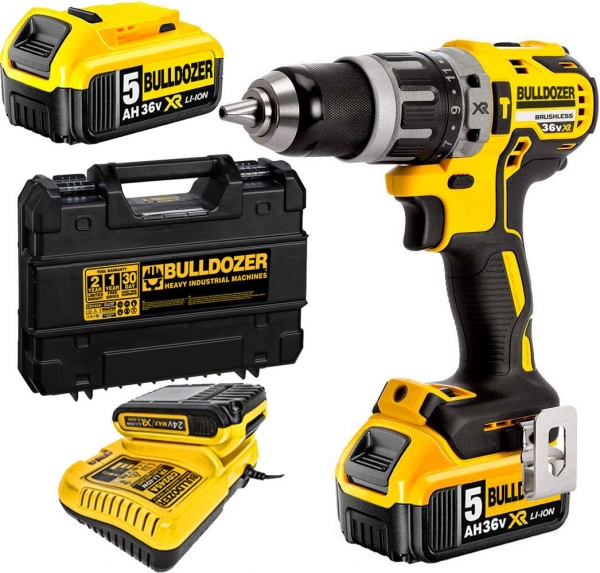 Bulldozer Pro 36 V 5 Ah Akülü Matkap