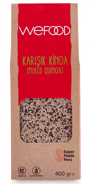 Wefood Üç Renkli Karışık Kinoa 400 gr