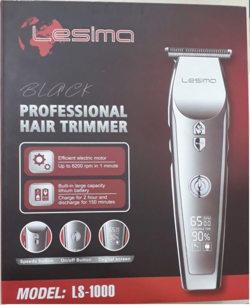 Lesima LS-1000 Black Çok Amaçlı Tıraş Makinesi
