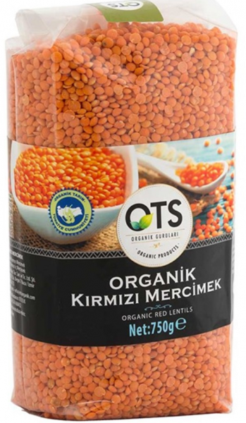OTS Organik Kırmızı Mercimek 750 gr