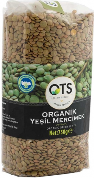 OTS Organik Yeşil Mercimek 750 gr
