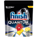 Finish Quantum Max Yağ Çözücü Limon Kokulu Tablet Bulaşık Makinesi Deterjanı 58 Adet resim