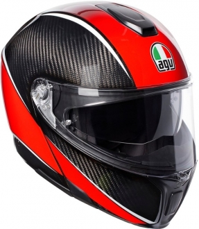 AGV Sportmodular Multi PLK Aero Carbon Red