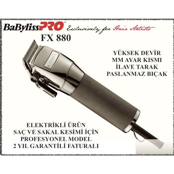 BaByliss Babyliss Pro Fx 880 Saç Kesme Makinesi