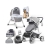 Kiwi City Way 6 In 1 Sleeper Travel Sistem Bebek Arabası