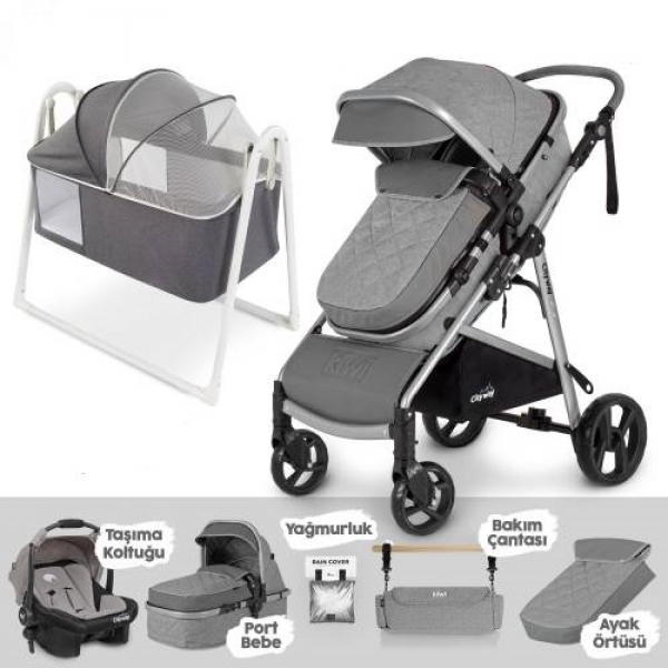 Kiwi City Way 6 In 1 Nova Travel Sistem Bebek Arabası