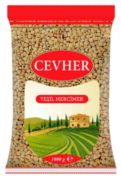Cevher Yeşil Mercimek 1 kg
