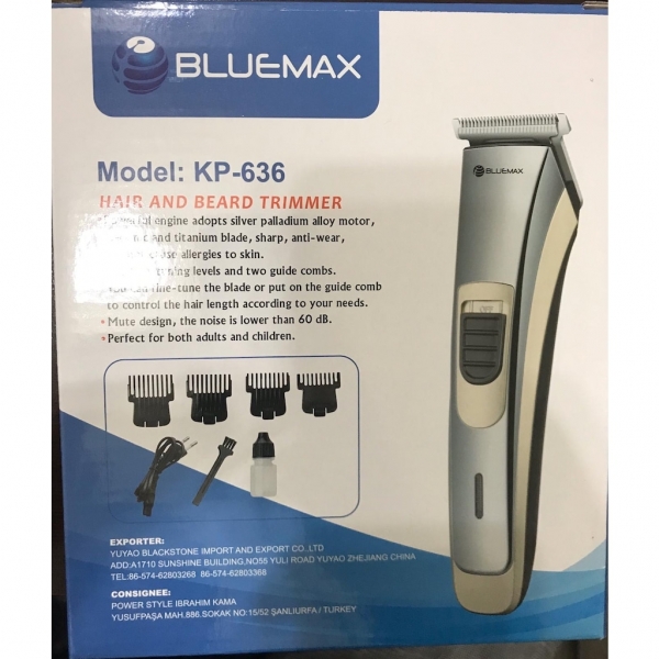 Bluemax Kp-636 Çok Amaçlı Tıraş Makinesi