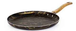 Acar Mermer Desen Granit Krep Tava 24 cm