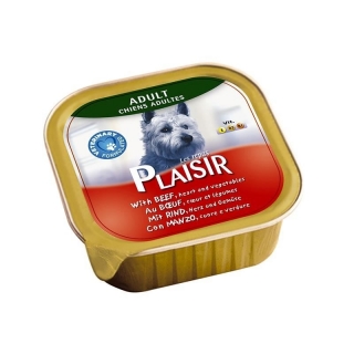 Plaisir Sığır Etli Ve Sebzeli 150 gr Köpek Maması