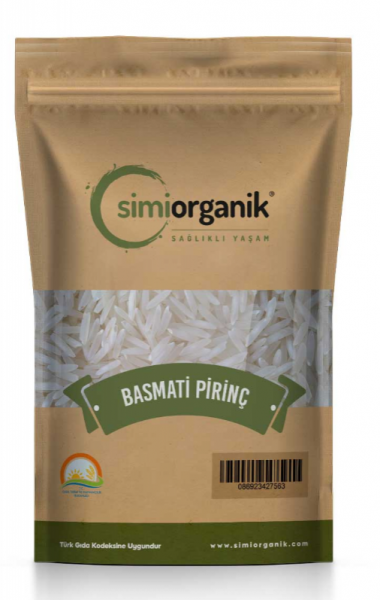 Simi Organik 1. Sınıf Basmati Pirinç 1 kg